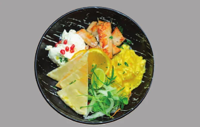 Eggs & Smoked Trout Fishbowl