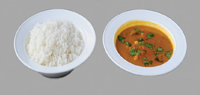 Vegetable Curry with Rice