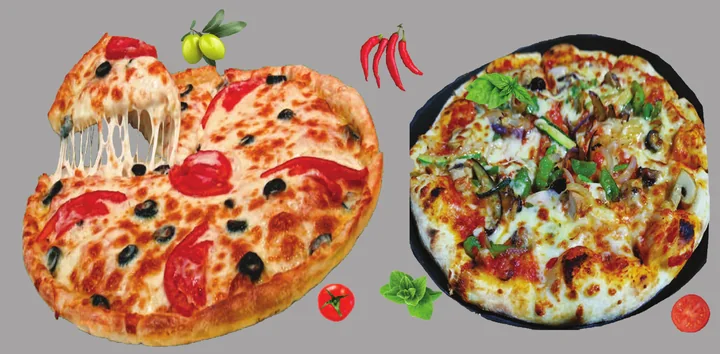 Pizza selection